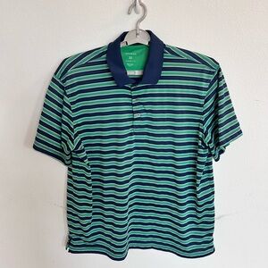 George Men’s Blue & Green Striped  Polo

Size XL